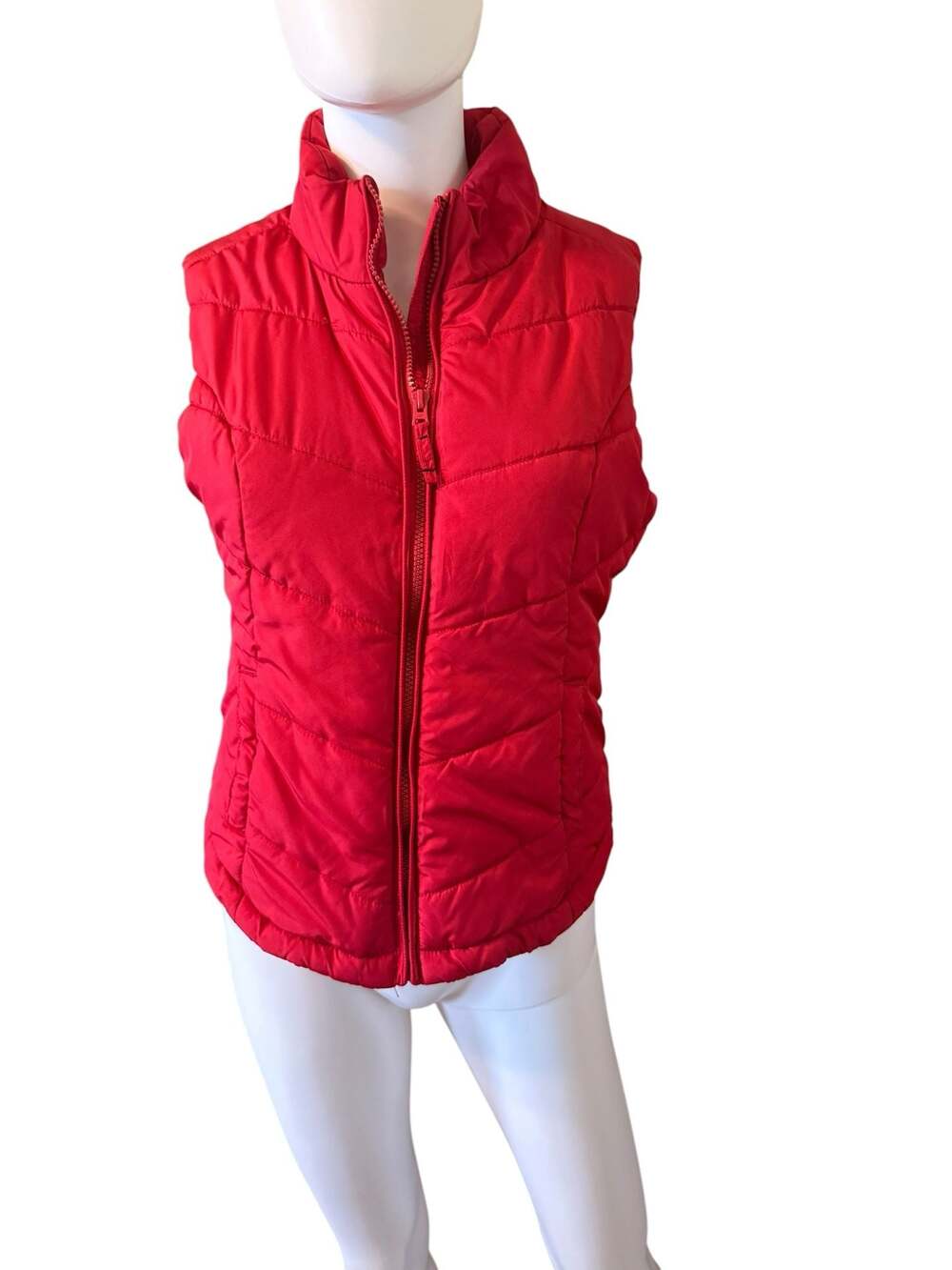 Y2K‎ vintage Aeropostale Eighty-Seven Women's Quilted Full-Zip Puffer Vest